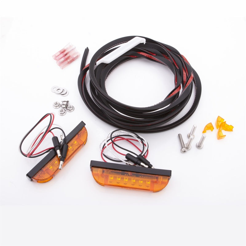 Bushwacker 99-18 Universal 3-Wire Led Marker Light Kit For Flat Style Flares - GTR Auto