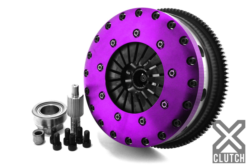 XClutch 11-13 BMW 335is Base 3.0L 9in Twin Solid Organic Clutch Kit (6 Bolt/PB in Input Shaft) - GTR Auto