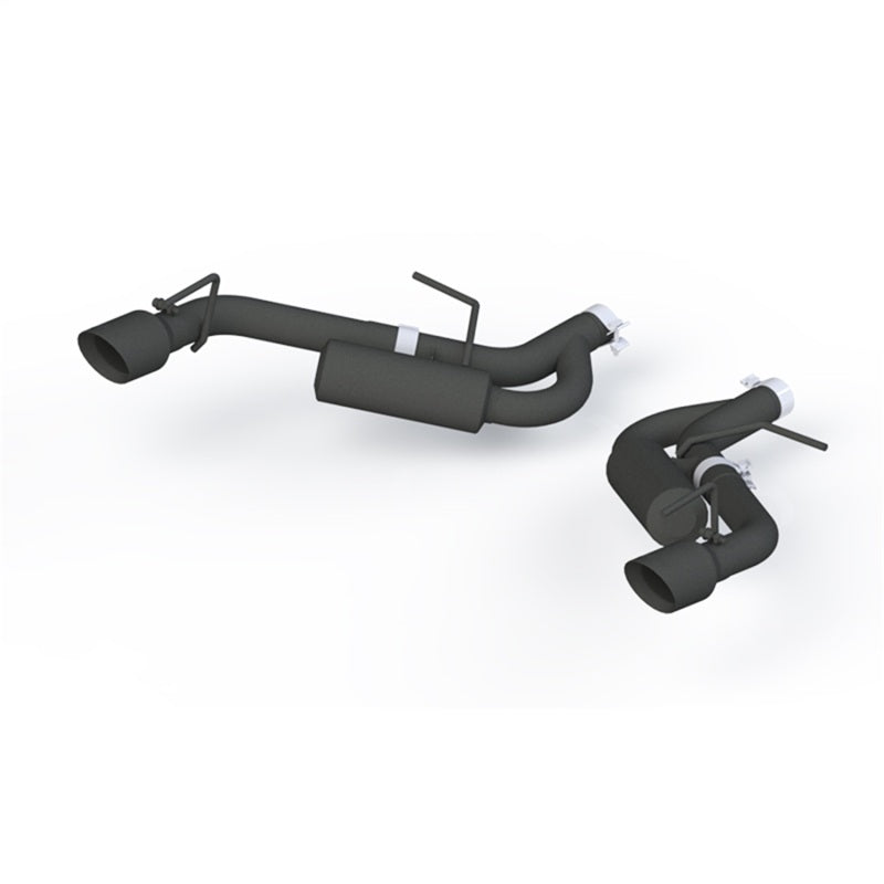 MBRP 16-19 Chevrolet Camaro 2.5in Black Coated Non NPP Axle Back Exhaust System - 4in Dual Wall Tips - GTR Auto