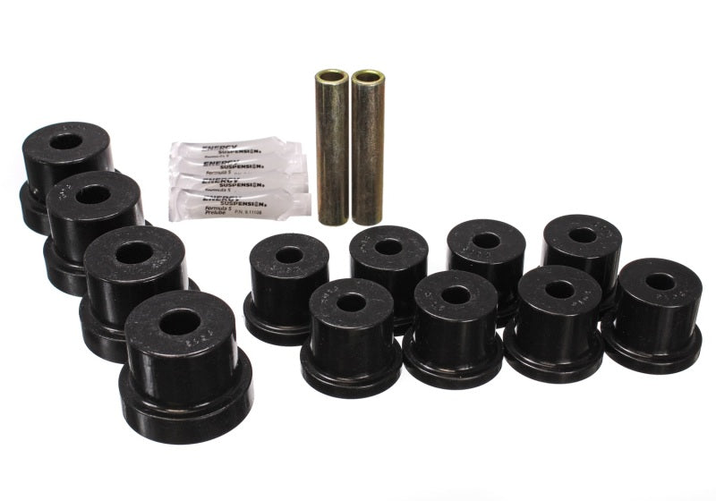 Energy Suspension 67-69 Chevrolet Corvette Black Rear Leaf Spring Bushing Set - GTR Auto