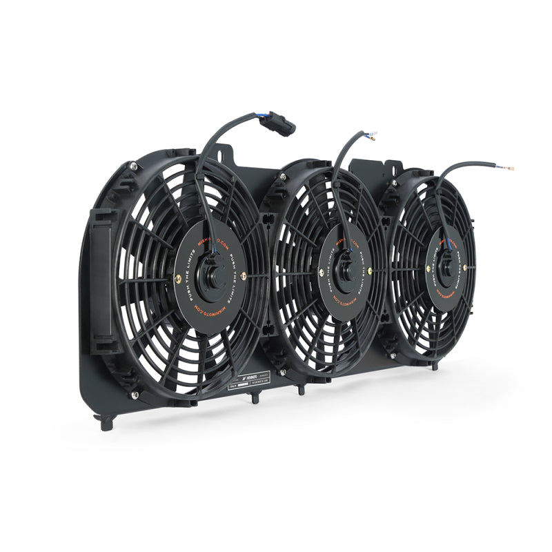 Mishimoto 89-01 Jeep Cherokee XJ 4.0L Performance Aluminum Fan Shroud w/ Controller - Black - GTR Auto