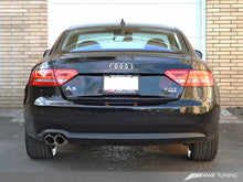 Load image into Gallery viewer, AWE Tuning Audi B8 A5 2.0T Touring Edition Single Outlet Exhaust - Polished Silver Tips - GTR Auto