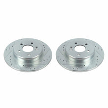 Load image into Gallery viewer, Power Stop 17-18 Mercedes-Benz C300 Rear Evolution Drilled &amp; Slotted Rotors - Pair EBR1680XPR