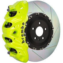 Load image into Gallery viewer, Brembo 09-13 X5M Front GT BBK 8 Piston Cast 412x38 2pc Rotor Slotted Type1 - Fluo. Yellow