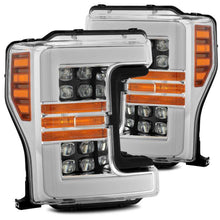 Load image into Gallery viewer, AlphaRex 17-19 Ford F-250 SD NOVA LED Proj Headlights Plank Style Chrome w/Activ Light/Seq Signal - GTR Auto
