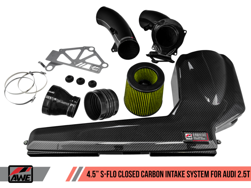 AWE Tuning Audi RS3 / TT RS S-FLO Closed Carbon Fiber Intake - GTR Auto