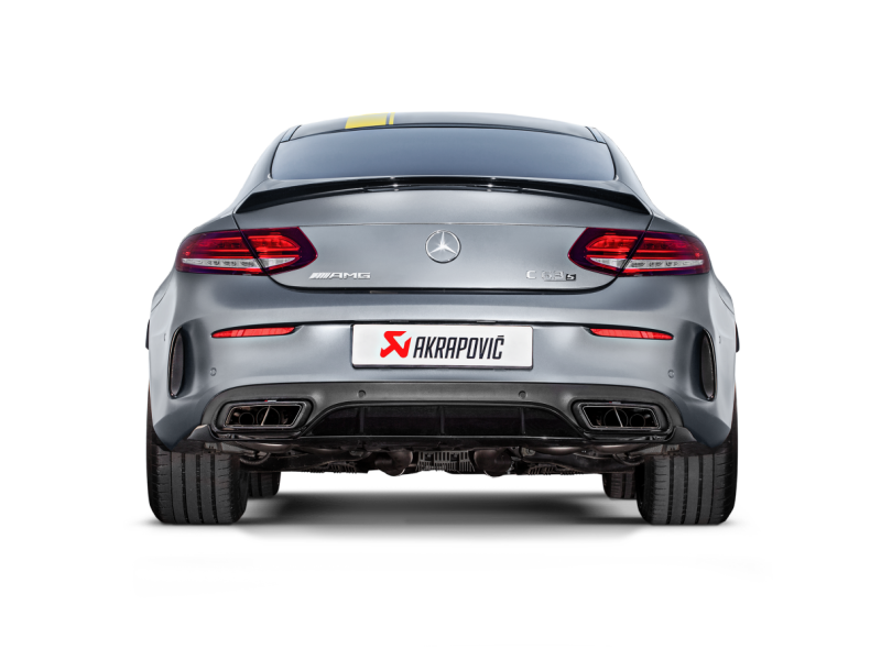Akrapovic 16-17 AMG C63 Coupe Evolution Line Cat Back (Titanium) w/ Carbon Tips (Req. Link Pipe) - GTR Auto