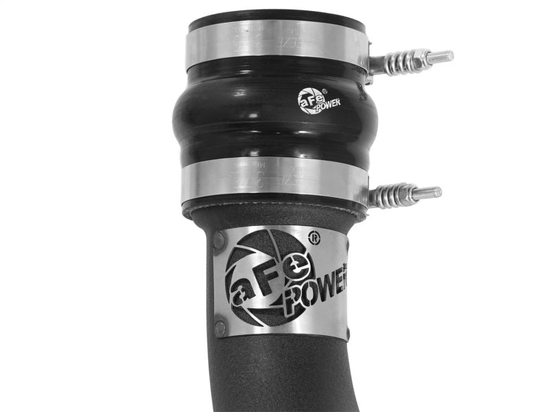 aFe BladeRunner 3in Black Intercooler Tube Hot Side w/ Couplings & Clamps 13-14 Dodge RAM 6.7L (td) - GTR Auto