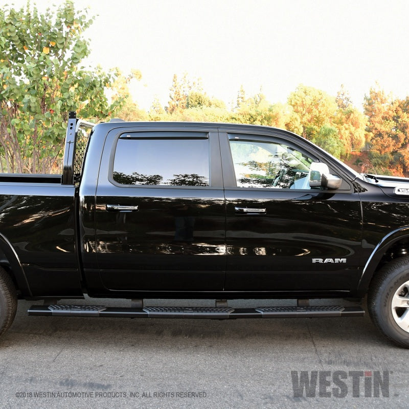 Westin 19-21 Ram 1500 Crew Cab R5 M-Series Wheel-to-Wheel Nerf Step Bars - Black - GTR Auto