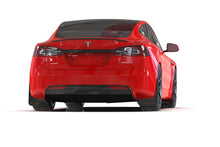 Load image into Gallery viewer, Rally Armor 21-26 Tesla Model S / S Plaid Black UR Mud Flap w/White Logo