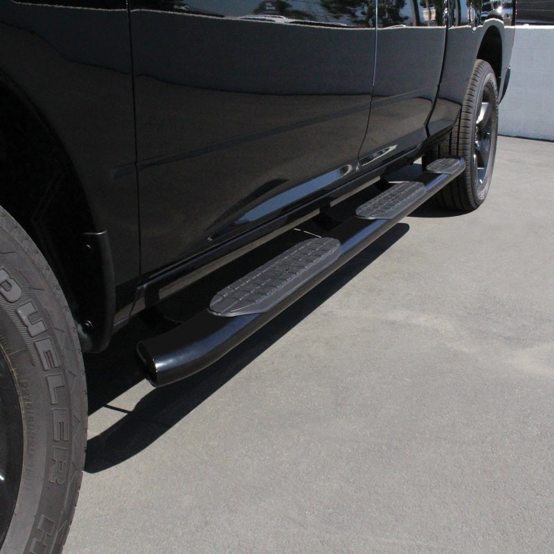 Westin 2009-2018 Ram/Dodge 1500 Quad Cab (6.5 ft Bed) PRO TRAXX 5 WTW Oval Nerf Step Bars - Black - GTR Auto
