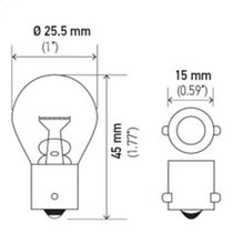 Load image into Gallery viewer, Hella Bulb 7506 12V 21W Ba15S S8 (2) - GTR Auto