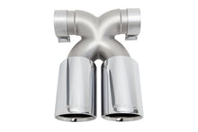 Load image into Gallery viewer, SOUL 17+ Porsche 718 Cayman / Boxster Bolt-On X-Pipe w/ Tips - Polished Chrome Double Wall Tips