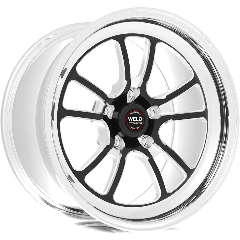 Weld S70 15x6.33 / 5x4.75 BP / 3.5in. BS Black Wheel (Low Pad) - Non-Beadlock