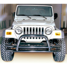 Load image into Gallery viewer, Rugged Ridge 3-In Dbl Tube Front Bumper w/ Hoop 76-06 CJ / Jeep Wrangler - GTR Auto