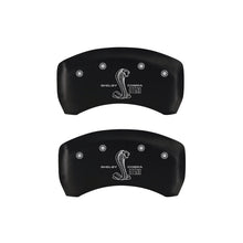 Load image into Gallery viewer, MGP Rear set 2 Caliper Covers Engraved Rear GT500 Shelby &amp; Cobra Red finish silver ch - GTR Auto
