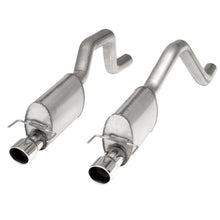 Load image into Gallery viewer, Stainless Works 2006-13 Corvette C6ZO6/ZR1 3in Axle Back S-Tube Mufflers Dual 4in Rolled Edge Tips