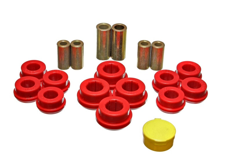 Energy Suspension 92-01 Honda Prelude Red Rear Control Arm Bushing Set - GTR Auto