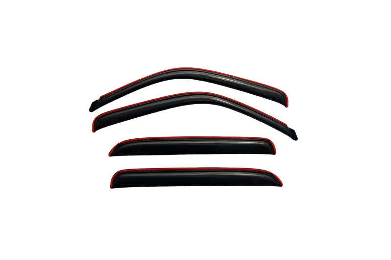 AVS 02-06 Cadillac Escalade EXT Ventvisor In-Channel Front & Rear Window Deflectors 4pc - Smoke - GTR Auto