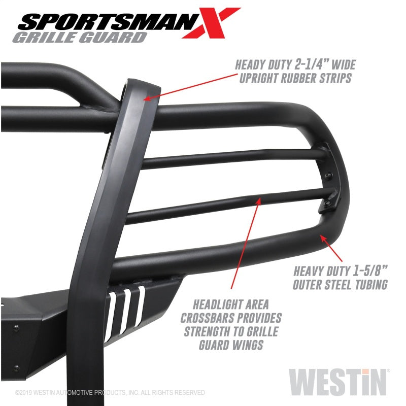 Westin 12-20 Nissan Frontier Sportsman X Grille Guard - Textured Black - GTR Auto