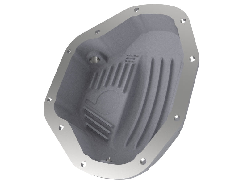 aFe Rear Differential Cover (Raw; Street Series); Dodge Diesel Trucks 94-02 L6-5.9L (td) - GTR Auto