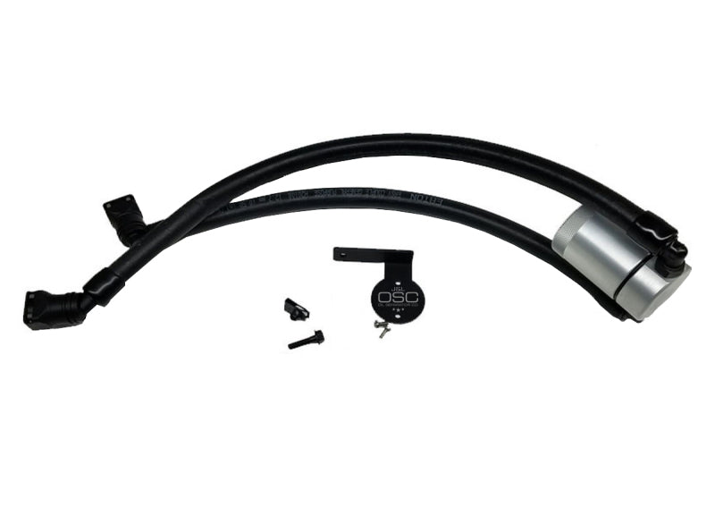 J&L 11-14 Ford F-150/Ford F-150 Raptor 6.2L Passenger Side Oil Separator 3.0 - Clear Anodized - GTR Auto
