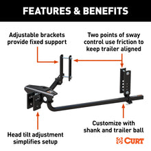 Load image into Gallery viewer, Curt TruTrack 2P Weight Distribution Hitch w/ 2x Sway Control (8000-10000lbs - No Shank )