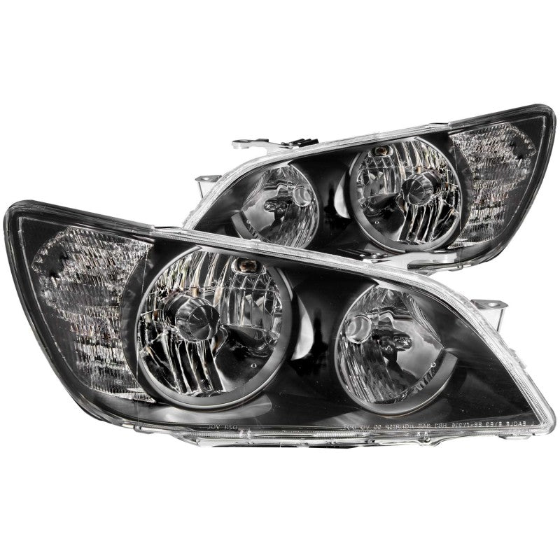 ANZO 01-05 Lexus IS300 Crystal Headlights Black - GTR Auto