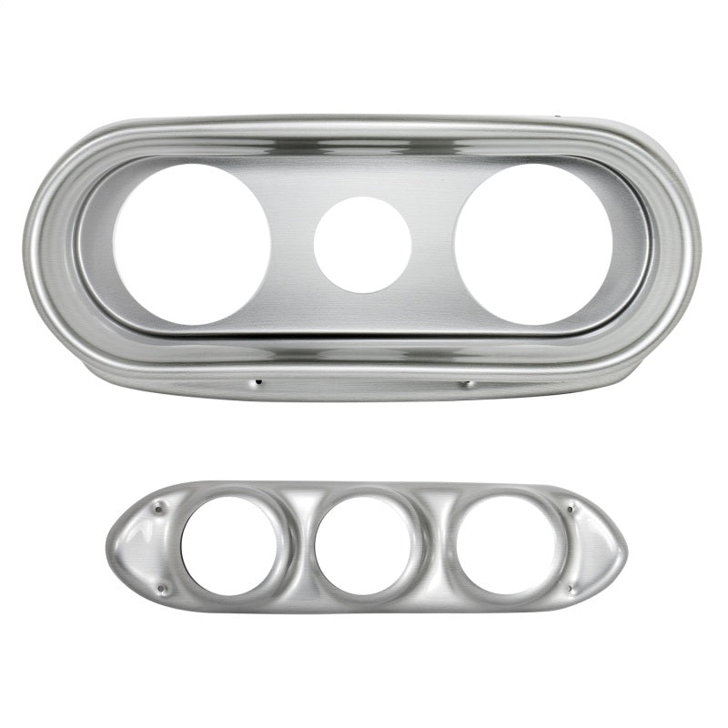Autometer 62-65 Chevy Nova (Fits 2 3-3/8in.& 4 2-1/16in. Instruments) Gauge Mount Direct Fit Silver - GTR Auto