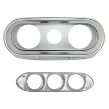 Load image into Gallery viewer, Autometer 62-65 Chevy Nova (Fits 2 3-3/8in.&amp; 4 2-1/16in. Instruments) Gauge Mount Direct Fit Silver - GTR Auto