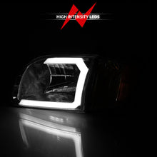 Load image into Gallery viewer, ANZO 00-04 Toyota Tundra (Reg/Acc Cab Only) Crystal Headlights w/Lgt Bar Chrome w/Corner Lights 2pc - GTR Auto