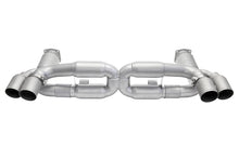 Load image into Gallery viewer, SOUL 06-09 Porsche 997.1 Turbo Sport X-Pipe Exhaust (w/ 200 Cell Cats) - Strght Cut Sig Satin Tips