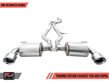 Load image into Gallery viewer, AWE Tuning 2020 Toyota Supra A90 Non-Resonated Touring Edition Exhaust - 5in Chrome Silver Tips