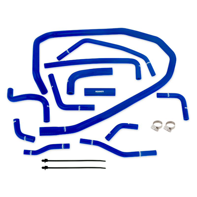 Mishimoto 2015 Subaru WRX Blue Silicone Radiator Coolant Ancillary Hoses Kit - GTR Auto