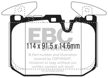 Load image into Gallery viewer, EBC 2014+ BMW I8 1.5L Turbo/Electric Yellowstuff Front Brake Pads - GTR Auto
