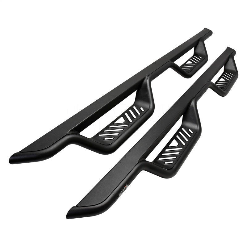 Westin 05-22 Toyota Tacoma Double Cab Outlaw Drop Nerf Step Bars - Textured Black - GTR Auto