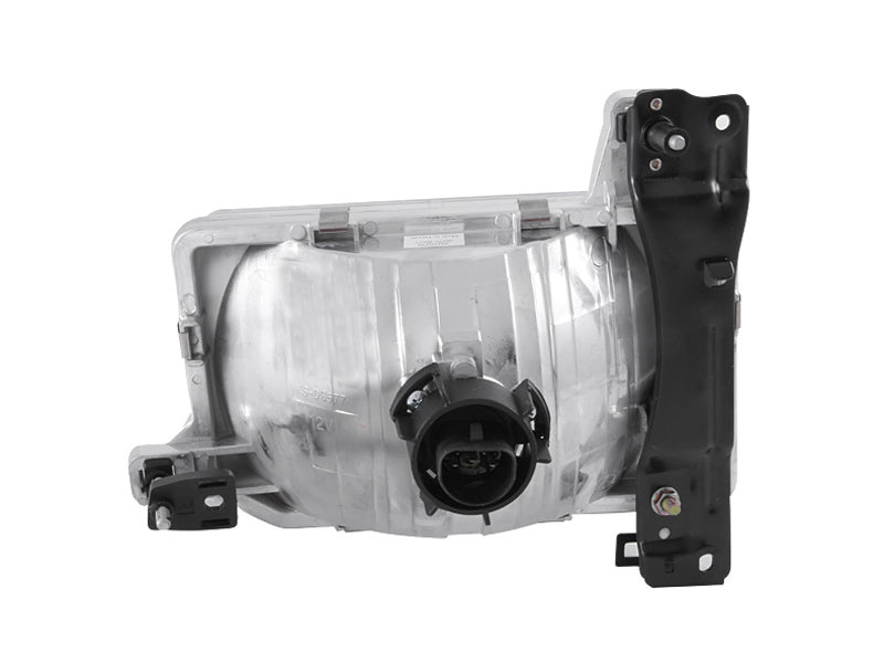 ANZO 1988-1989 Nissan Hardbody Crystal Headlights Chrome - GTR Auto