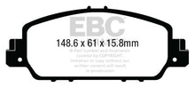 Load image into Gallery viewer, EBC 13+ Honda Accord Coupe 2.4 EX Ultimax2 Front Brake Pads UD1654