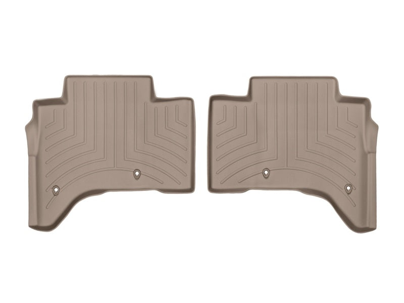 WeatherTech 2013+ Land Rover Range Rover Rear FloorLiner - Tan(Stand Wheelbase Models w/2nd Row Con) - GTR Auto