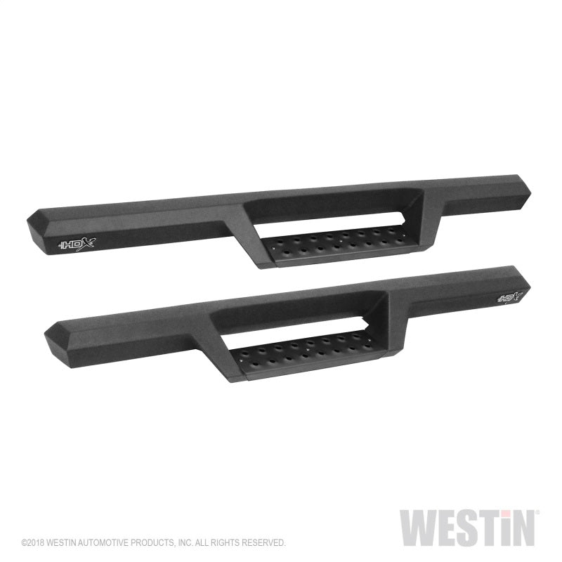 Westin 18-20 Jeep Wrangler JL 2DR HDX Drop Nerf Step Bars - Textured Black - GTR Auto