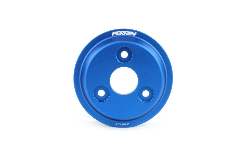 PERRIN 15-21 Subaru WRX / 18-20 Crosstrek / 14-18 FXT Lightweight Water Pump Pulley - Blue - GTR Auto