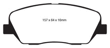 Load image into Gallery viewer, EBC 08-11 Kia Borrego 3.8 Yellowstuff Front Brake Pads
