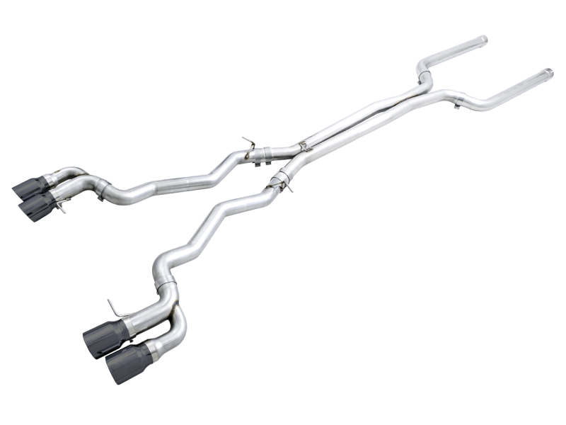 AWE Tuning 18-19 BMW M5 (F90) 4.4T AWD Cat-back Exhaust - Track Edition (Diamond Black Tips) - GTR Auto