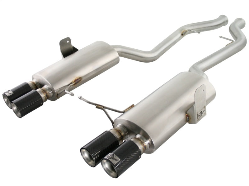 aFe MACHForce XP Exhaust Cat-Back 2.5in Dia Carbon Fiber Tips SS-304 07-13 BMW M3 (E92/93) V8 4.0L - GTR Auto