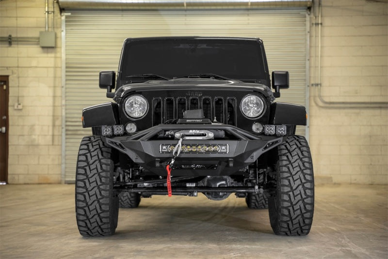 Addictive Desert Designs 07-18 Jeep Wrangler JK Stealth Fighter Front Bumper w/ Winch Mount - GTR Auto
