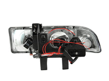 Load image into Gallery viewer, ANZO 1998-2005 Chevrolet S-10 Projector Headlights w/ Halo Black - GTR Auto