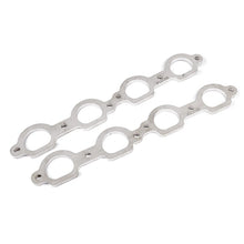 Load image into Gallery viewer, Stainless Works Chevrolet LS7 D-Port Shaped Header 304SS Exhaust Flanges 2in Primaries HFLS7200