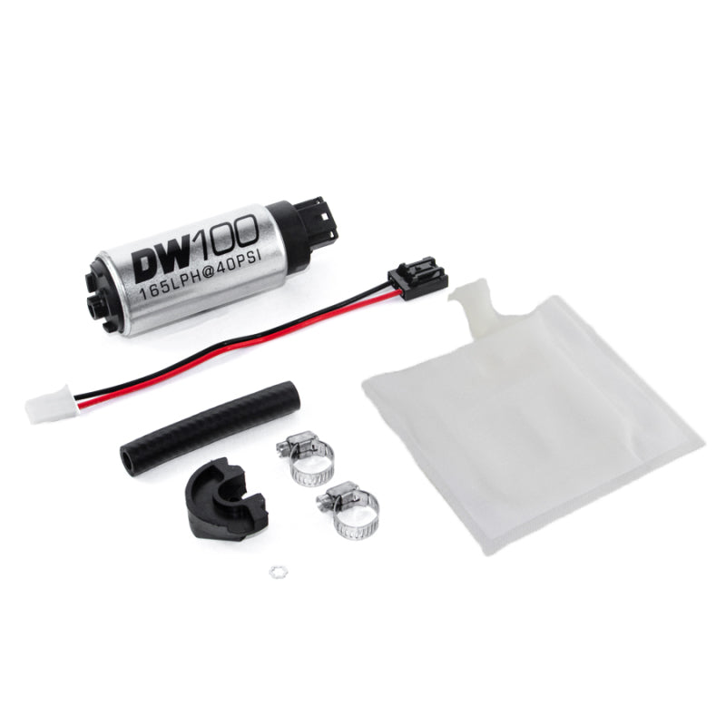 DeatschWerks 165 LPH In-Tank Fuel Pump w/ 90-07 Subaru Legacy, 93-07 Impreza Install Kit - GTR Auto