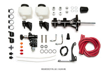 Load image into Gallery viewer, Wilwood Tandem Remote M/C Kit w L/H Bracket &amp; Prop Valve - 7/8in Bore Black-W/Pushrod