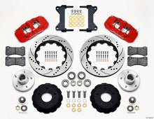Load image into Gallery viewer, Wilwood AERO6 Front Hub Kit 14.00 Drilled-Red Chevy C-10 60-87 CPP Drop Spindle - GTR Auto